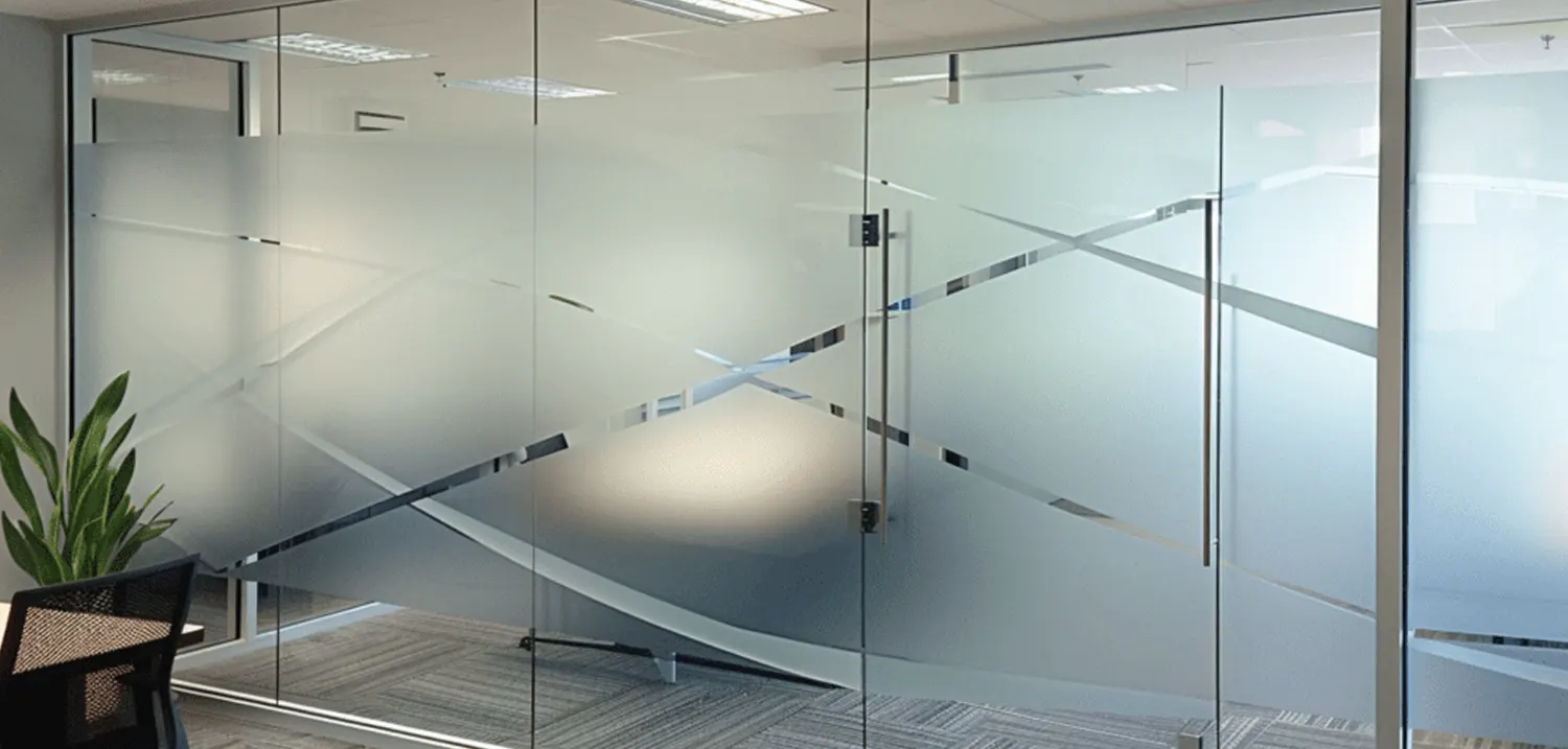 frosted stickers for office glass