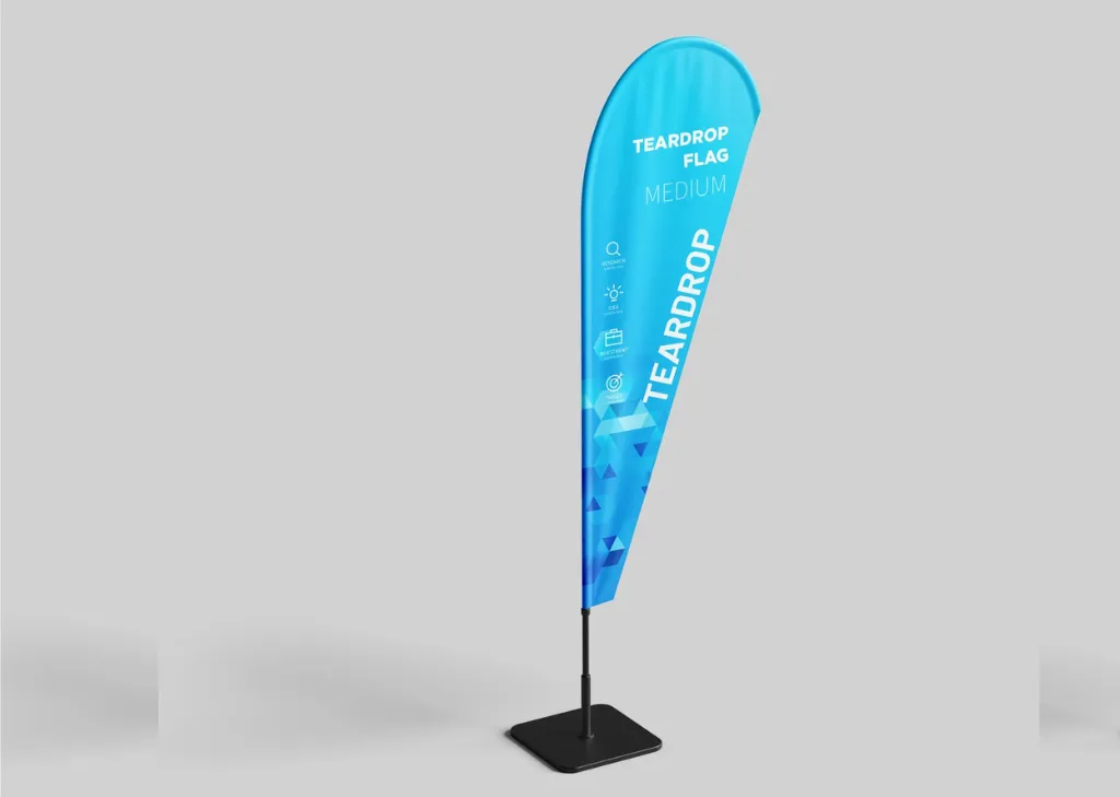 teardrop flag printing dubai