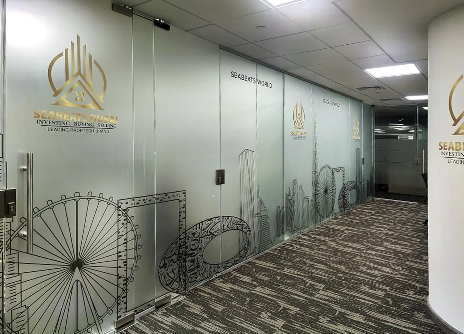 frosted stickers for glass